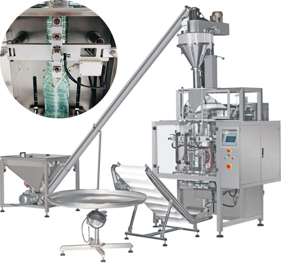 自动化红糖粉加工包装机设备展示