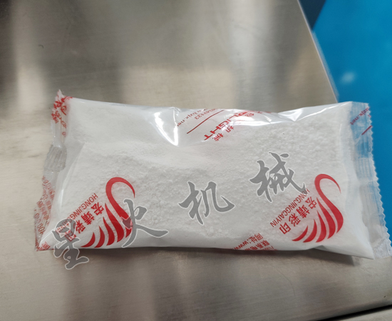 立式冻干粉剂包装机包装效果实拍图
